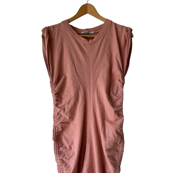 T Alexander Wang Pink Fitted Bodycon Tee Shirt Dress - Picture 5 of 12